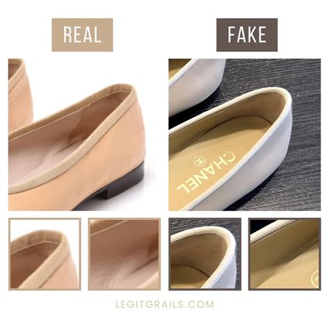 chanel ballet flats real vs fake|chanel shoes style numbers.